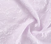 Lilac floral jacquard relief